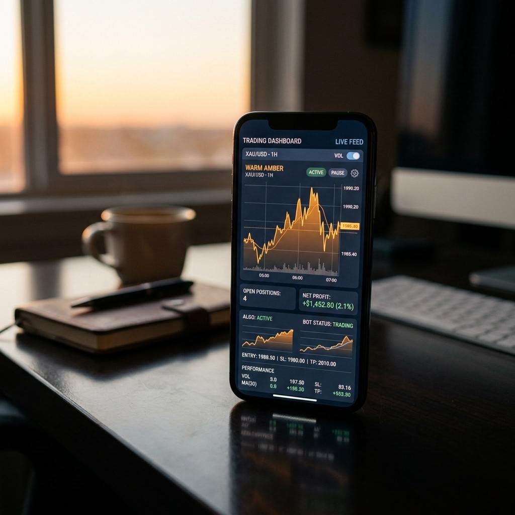 Novomijenahr AI crypto trading platform prikaz sučelja